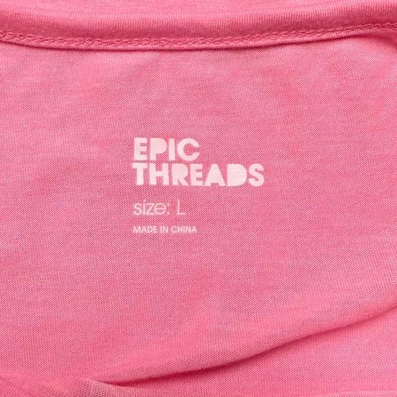 Epic Threads Unicorn Graphic Ruched Side Tie T-Shirt - Picture 5 of 7